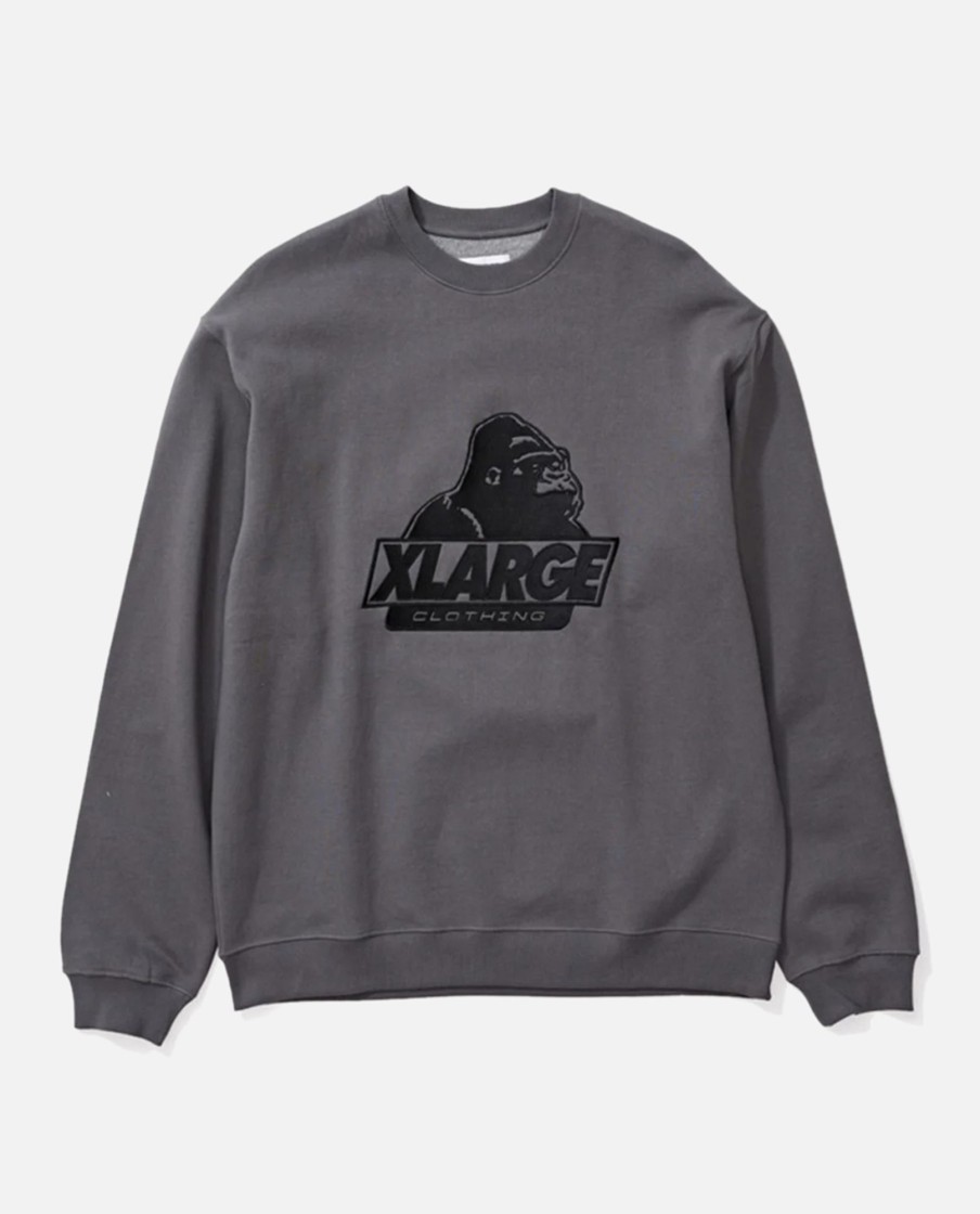 Men Xlarge Hoodies & Jumpers | 91 Slanted Logo Crew