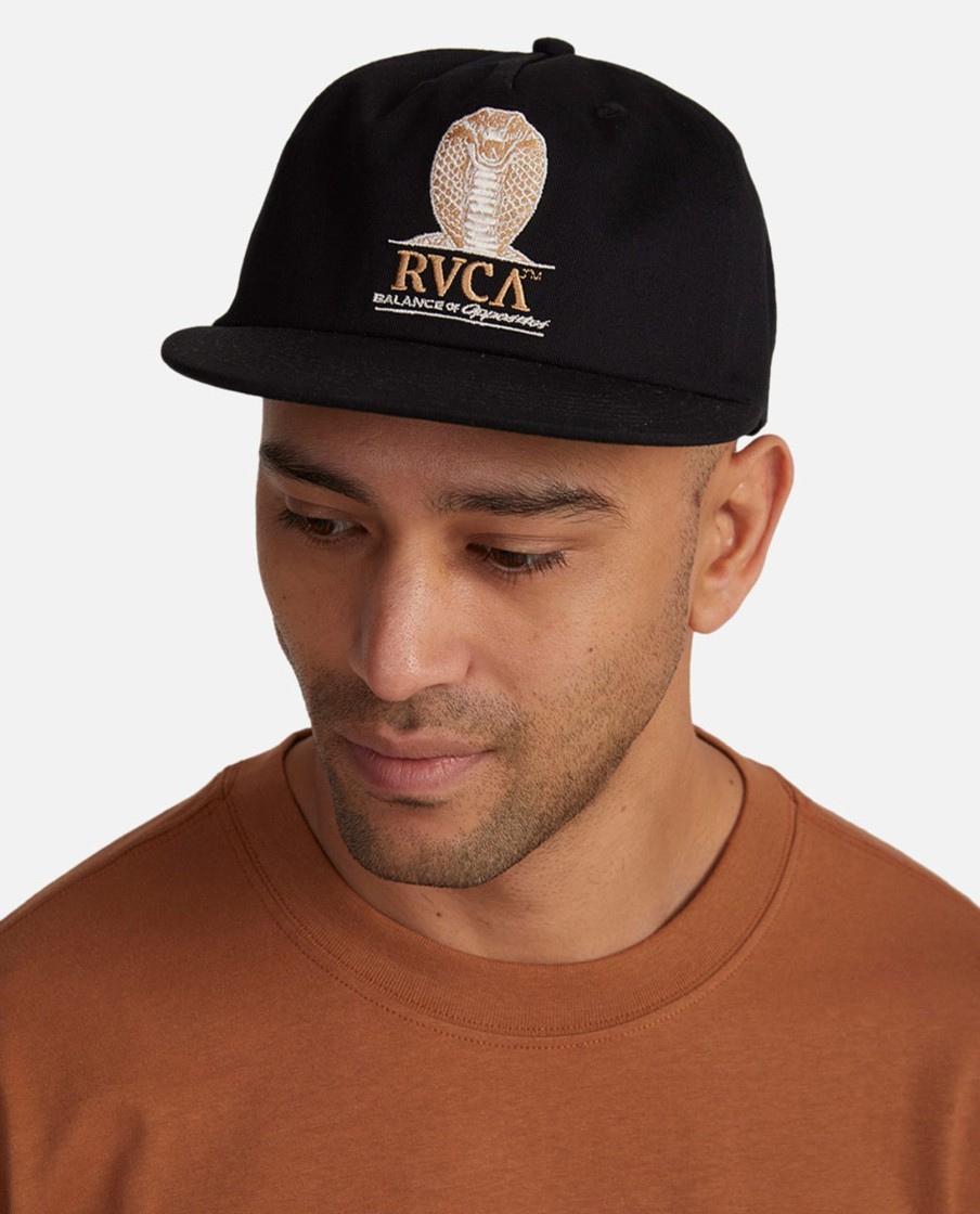 Men RVCA Caps | King Kobra Snapback