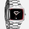 Men Nixon Watches | The Player - Silv/Red Limited Watch