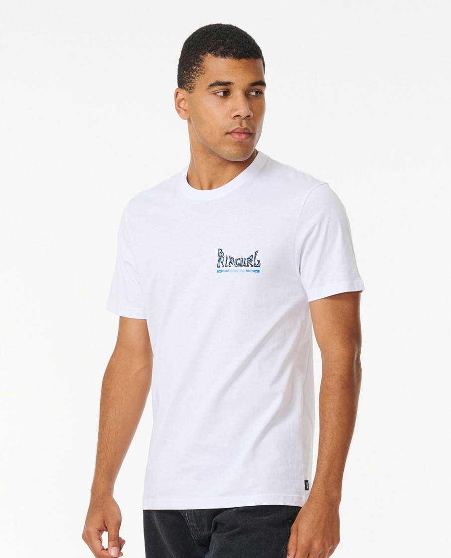 Men Rip Curl Tees & Polos | Rayzed And Hazed Tee