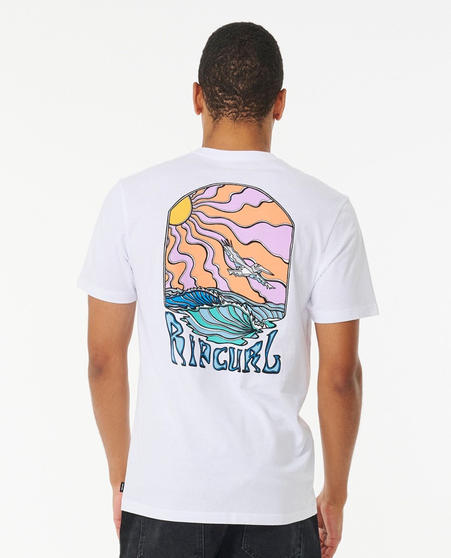 Men Rip Curl Tees & Polos | Rayzed And Hazed Tee