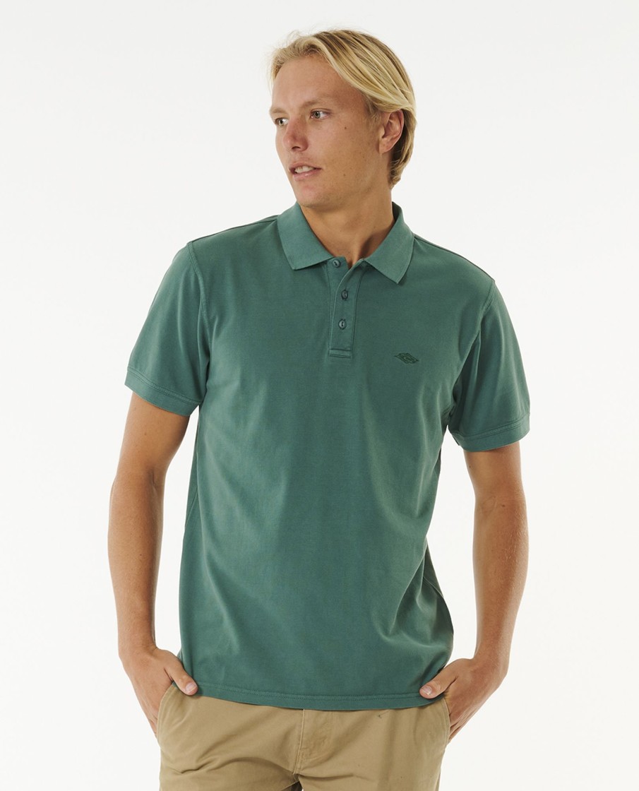 Men Rip Curl Tees & Polos | Faded Polo Shirt