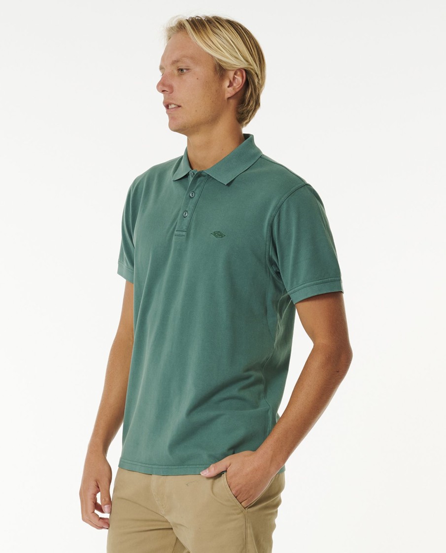 Men Rip Curl Tees & Polos | Faded Polo Shirt