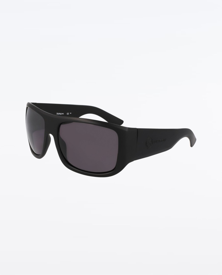 Men Dragon Sunglasses | Calypso Matte Black W/ Lumalens Smoke Polar