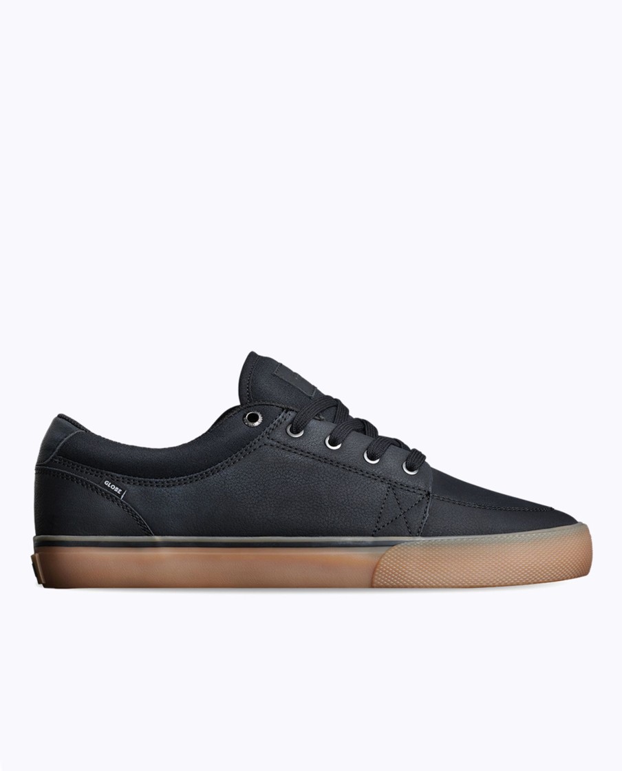 Men Globe Sneakers | Globe Gs Black Mock/Gum Skate Shoes