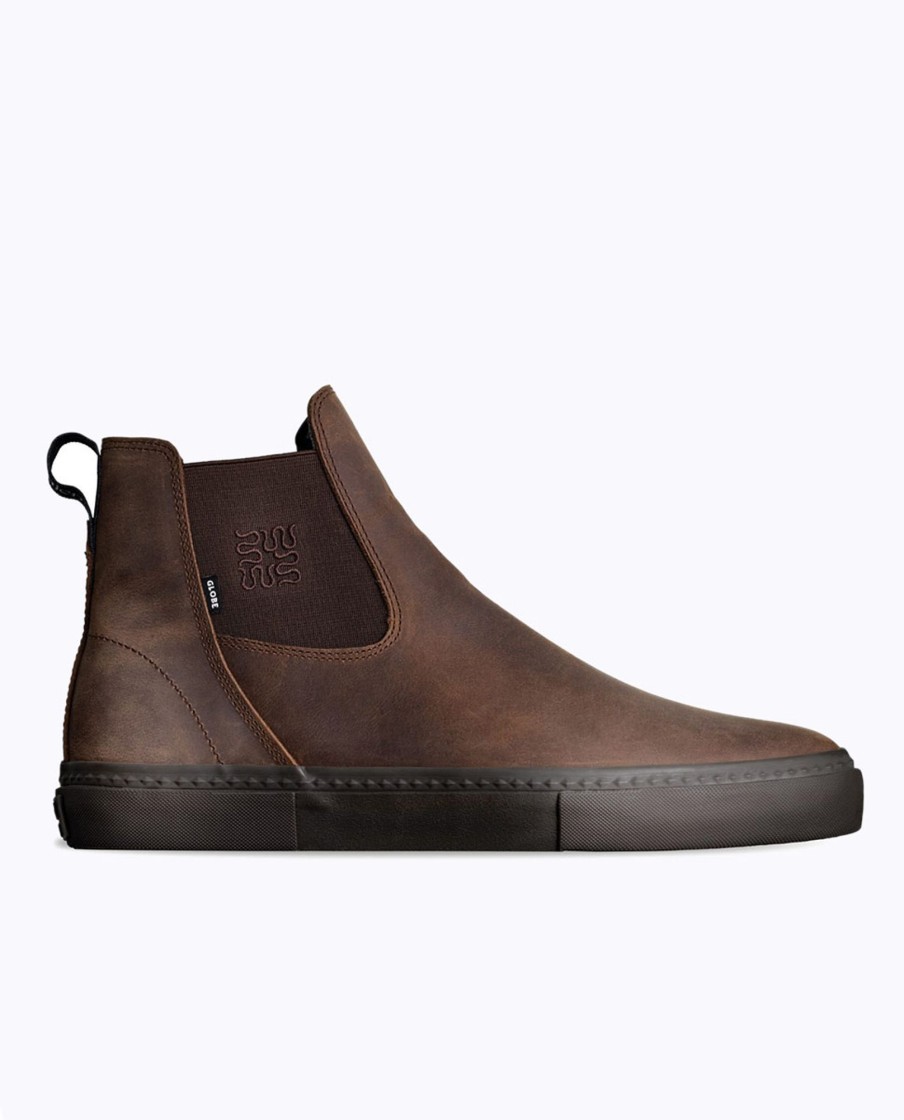 Men Globe Sneakers | Globe Dover Ii Dark Brown Boots