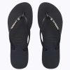 Women Havaianas Sandals & Thongs | Slim Metal Logo Crystal Thongs